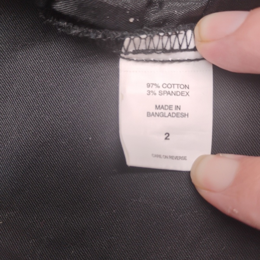 New York & Company Womens Sz 2 (29x4) Black Preppy Short Shorts - Picture 7 of 8
